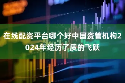 在线配资平台哪个好中国资管机构2024年经历了质的飞跃