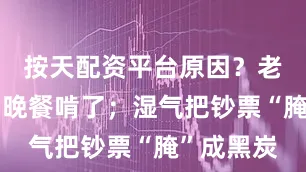 按天配资平台原因？老鼠把钱当晚餐啃了；湿气把钞票“腌”成黑炭