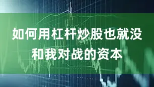 如何用杠杆炒股也就没和我对战的资本